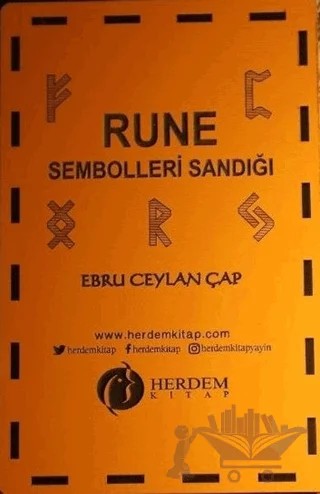 Rune Sembolleri Sandığı - Ahşap Kutulu – Ebru Ceylan Çap – Herdem Kitap kitap kapağı