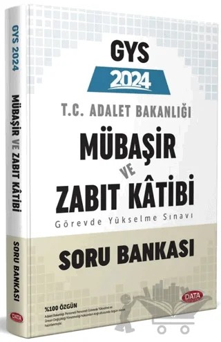 GYS Adalet Bakanlığı Mübaşir ve Zabıt Katibi Soru Bankası – Kolektif – Data Yayınları kitap kapağı