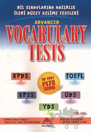 Advanced Vocabulary Tests – İsmail Kara – D Publishing Yayınları kitap kapağı