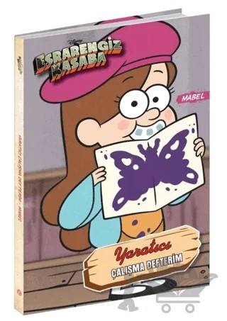 Disney - Esrarengiz Kasaba Yaratıcı Çalışma Defterim Mabel – Kolektif – Beta Kids kitap kapağı