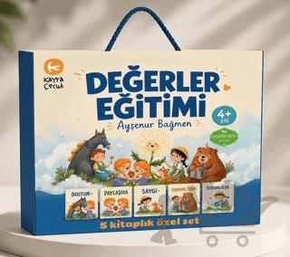 Değerler Eğitimi Seti - 5 Kitap – Ayşenur Bağmen – Kayra Çocuk kitap kapağı