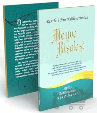 Meyve Risalesi Büyük Boy – Bediüzzaman Said Nursi – Envar Neşriyat kitap kapağı