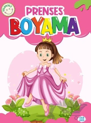 Eğlenceli Prenses Boyama – Kolektif – Dokuz Çocuk kitap kapağı