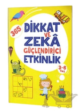 365 Zeka Geliştirici Aktivite Sarı Kitap – Kolektif – Çocuk Gezegeni kitap kapağı