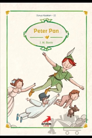 Peter Pan – James Matthew Barrie – Erdem Çocuk kitap kapağı