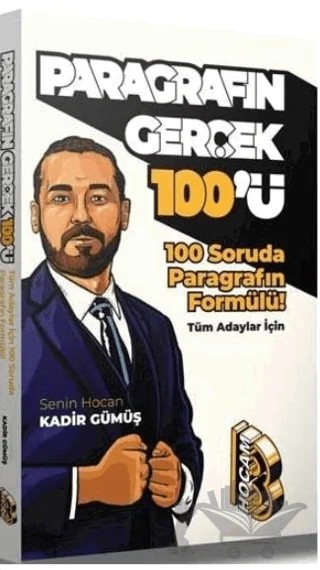 TYT AYT KPSS Paragrafın Gerçek 100'ü Soru Bankası – Kadir Gümüş – Benim Hocam Yayınları kitap kapağı