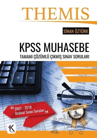 KPSS Muhasebe Tamamı Çözümlü Çıkmış Sınav Soruları – Sinan Öztürk – Kuram Kitap kitap kapağı