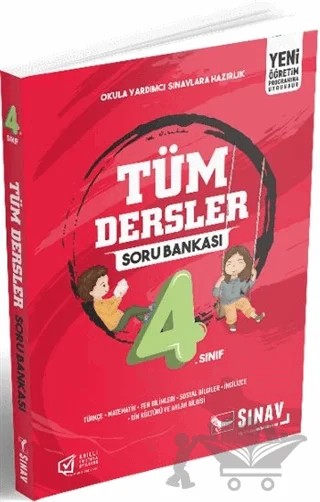 4. Sınıf Tüm Dersler Soru Bankası – Kolektif – Sınav Yayınları kitap kapağı