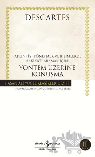 Yöntem Üzerine Konuşma – Rene Descartes – İş Bankası Kültür Yayınları kitap kapağı