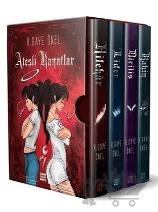 Ateşli Kanatlar Serisi (Kutulu 4 Kitap Takım) – R. Gaye Önel – Dokuz Yayınları kitap kapağı