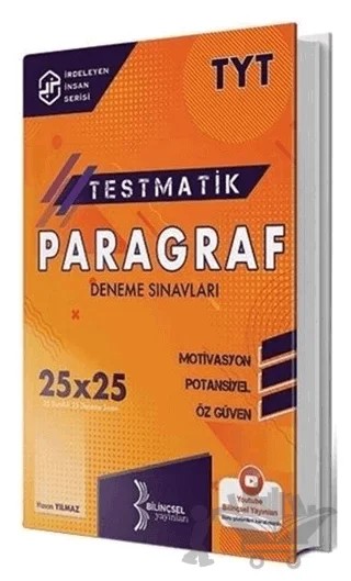 2021 TYT Testmatik Paragraf Deneme Sınavları – Hasan Yılmaz – Bilinçsel Yayınları kitap kapağı