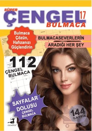 Süper Çengel Bulmaca 17 – Ahmet Ayyıldız – Olimpos Yayınları kitap kapağı