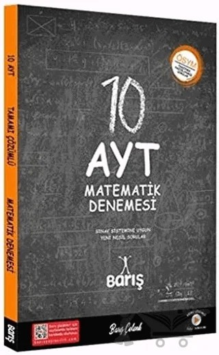 AYT 10 Matematik Denemesi 2021 – Kolektif – Yazarın Kendi Yayını - Barış Çelenk kitap kapağı