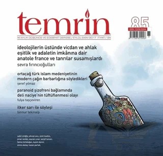 Temrin Düşünce ve Edebiyat Dergisi Sayı: 85 Eylül - Ekim 2017 – Temrin Dergisi kitap kapağı