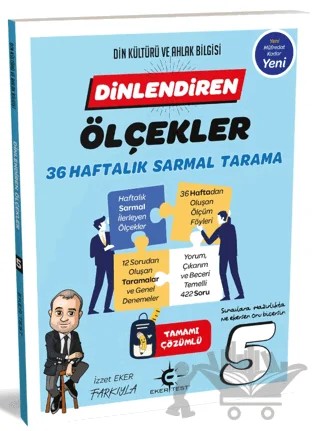 5. Sınıf Din Kültürü ve Ahlak Bilgisi Dinlendiren Ölçekler – İzzet Eker – Eker Test Yayınları kitap kapağı