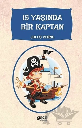 15 Yaşında Bir Kaptan – Jules Verne – Gece Kitaplığı kitap kapağı