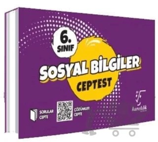 6. Sınıf Sosyal Bilgiler Cep Test – Kolektif – Karekök Yayıncılık kitap kapağı