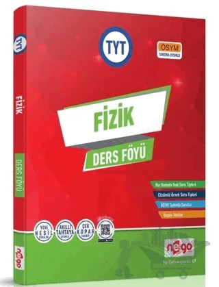 TYT Fizik Ders Föyü – Kolektif – Nego Yayınları kitap kapağı