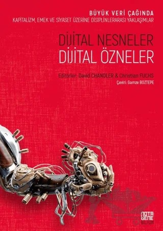 Dijital Nesneler, Dijital Özneler – Christian Fuchs, David Chandler – Nota Bene Yayınları kitap kapağı