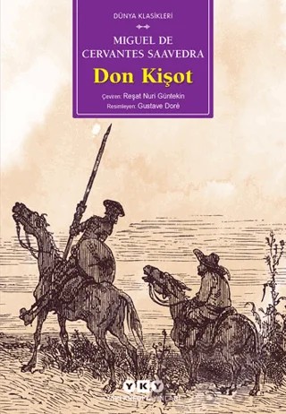 Don Kişot – Miguel de Cervantes Saavedra – Yapı Kredi Yayınları kitap kapağı