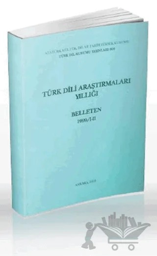 Türk Dili Araştırmaları Yıllığı - Belleten 1999 / 1- 2 – Kolektif – Türk Dil Kurumu Yayınları kitap kapağı