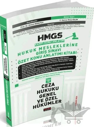 2026 HMGS Ceza Hukuku Genel ve Özel Hükümler Özet Konu Anlatımı – Olcay Aslan – Savaş Yayınevi kitap kapağı