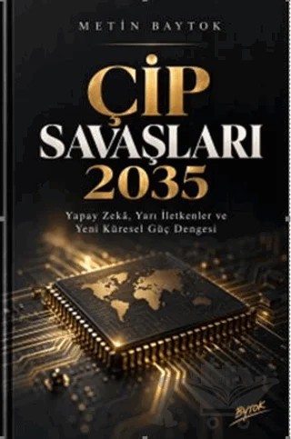 Çip Savaşları 2035 – Metin Baytok – Bytok AI Yayınları kitap kapağı