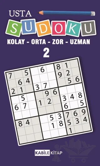 Usta Sudoku 2 – Kolektif – Kabile Kitap kitap kapağı