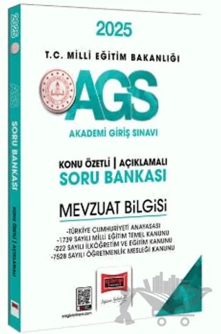2025 MEB-AGS Mevzuat Bilgisi Konu Özetli Açıklamalı Soru Bankası – Kollektif – Yargı Yayınevi kitap kapağı