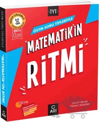 TYT Matematikin Ritmi – Samet Demir, Yılmaz Akaydın – Arı Yayıncılık kitap kapağı