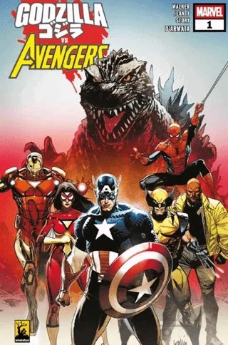 Godzilla vs. Avengers – David F. Walker – Arka Bahçe Yayıncılık kitap kapağı