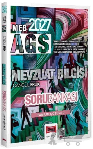 2027 MEB AGS Mevzuat Bilgisi Tamamı Çözümlü Soru Bankası – Cangül Erlik – Yargı Yayınevi kitap kapağı