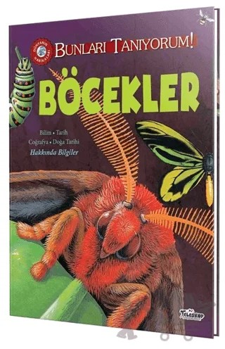 Böcekler - Bunları Tanıyorum! – Jane Parker – Teleskop Popüler Bilim kitap kapağı