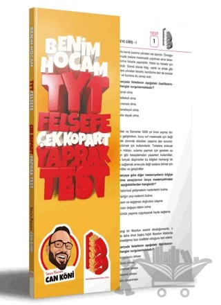 TYT Felsefe Çek Kopar Yaprak Test – Can Köni – Benim Hocam Yayınları kitap kapağı