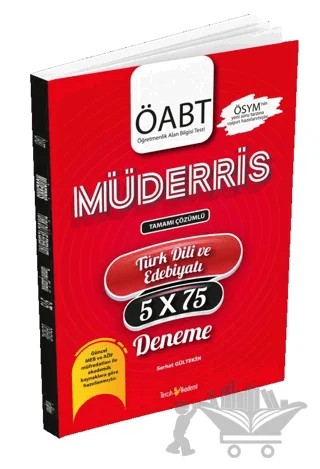 ÖABT Müderris Türk Dili Edebiyatı 5X75 Tamamı Çözümlü Deneme – Serhat Gültekin – Tercih Akademi Yayınları kitap kapağı