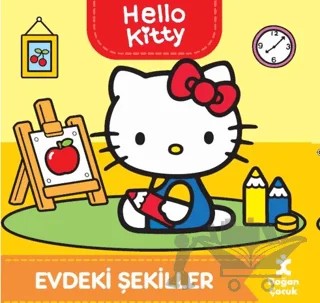 Hello Kitty-Evdeki Şekiller – Kolektif – Doğan Çocuk kitap kapağı