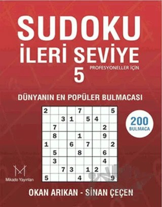 Sudoku İleri Seviye - 5 – Kolektif – Mikado Yayınları kitap kapağı