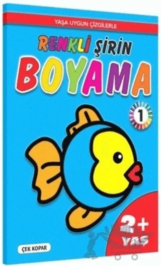 Renkli Şirin Boyama 1 2+ Yaş – Kolektif – Pinokyo Yayınları kitap kapağı