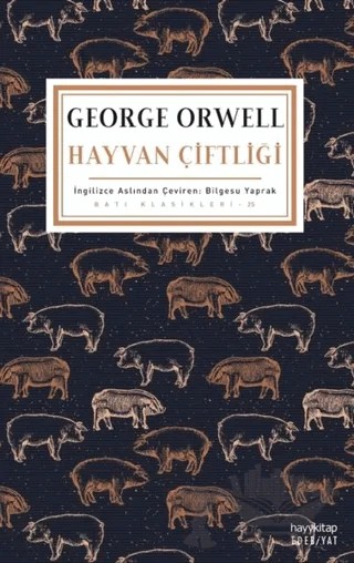 Hayvan Çiftliği – George Orwell – Hayykitap kitap kapağı