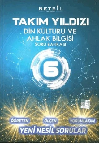 6. Sınıf Din Kültürü Ve Ahlak Bilgisi Takım Yıldızı Soru Bankası – Kolektif – Netbil Yayıncılık kitap kapağı