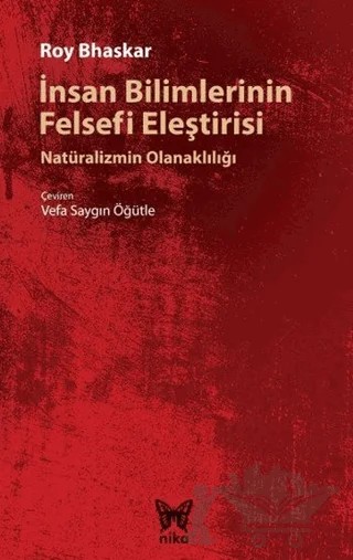 İnsan Bilimlerinin Felsefi Eleştirisi – Roy Bhaskar – Nika Yayınevi kitap kapağı