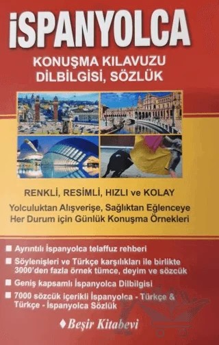 İspanyolca Konuşma Kılavuzu – Maria Caldentey, Metin Yurtbaşı – Beşir Kitabevi kitap kapağı