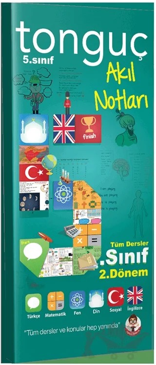 Akıl Notları 5. Sınıf Tüm Dersler 2. Dönem – Kolektif – Tonguç Akademi kitap kapağı
