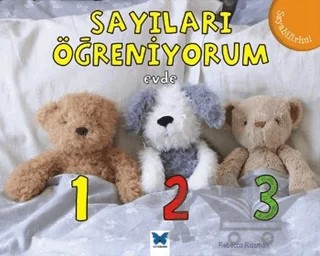 Sayıları Öğreniyorum - Evde – Rebecca Rissman – Mavi Kelebek Yayınları kitap kapağı