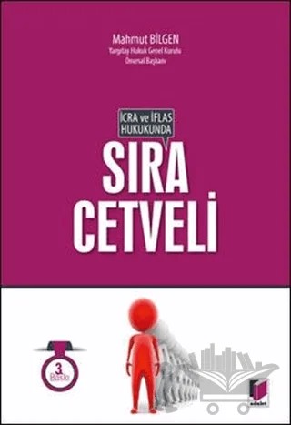 İcra ve İflas Hukukunda Sıra Cetveli – Mahmut Bilgen – Adalet Yayınevi kitap kapağı