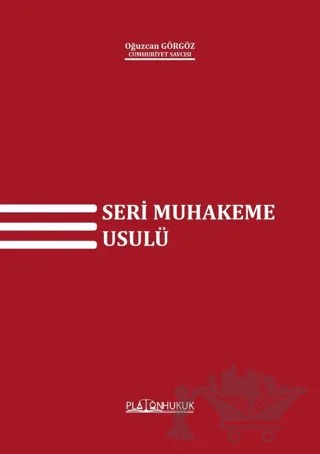 Seri Muhakeme Usulü – Oğuzcan Görgöz – Platon Hukuk kitap kapağı