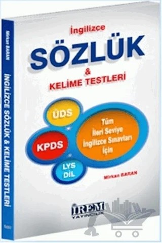 İngilizce Sözlük ve Kelime Testleri – Mirkan Baran – İrem Yayıncılık kitap kapağı