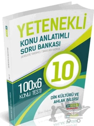10. Sınıf Din Kültürü ve Ahlak Bilgisi Yetenekli Konu Anlatımlı Soru Bankası – Kolektif – DDY Yayınları kitap kapağı