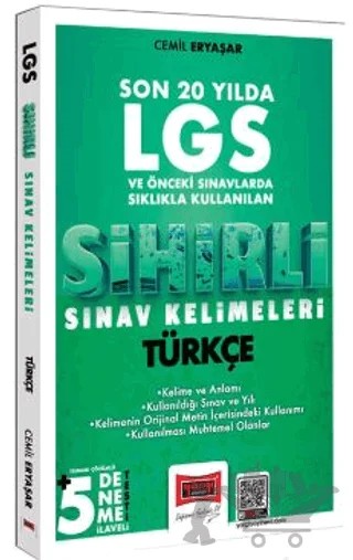 8.Sınıf LGS Türkçe Son 20 Yılda Sıklıkla Kullanılan Sihirli Sınav Kelimeleri – Cemil Eryaşar – Yargı Yayınevi kitap kapağı