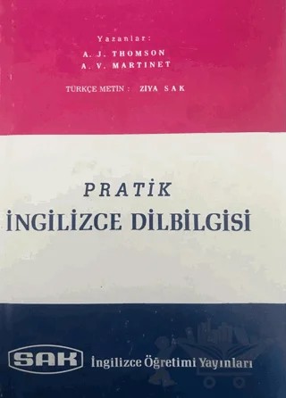 Pratik İngilizce Dilbigisi – Ziya Sak – SAK İngilizce Öğretimi Yayınları kitap kapağı
